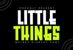 Little Things - Quirky Display Font