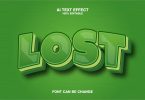 Lost 3d Text Effect