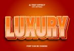 Luxury 3d Text Effect