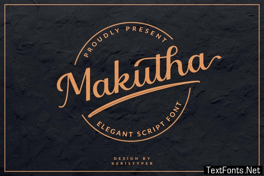Makutha Script Font