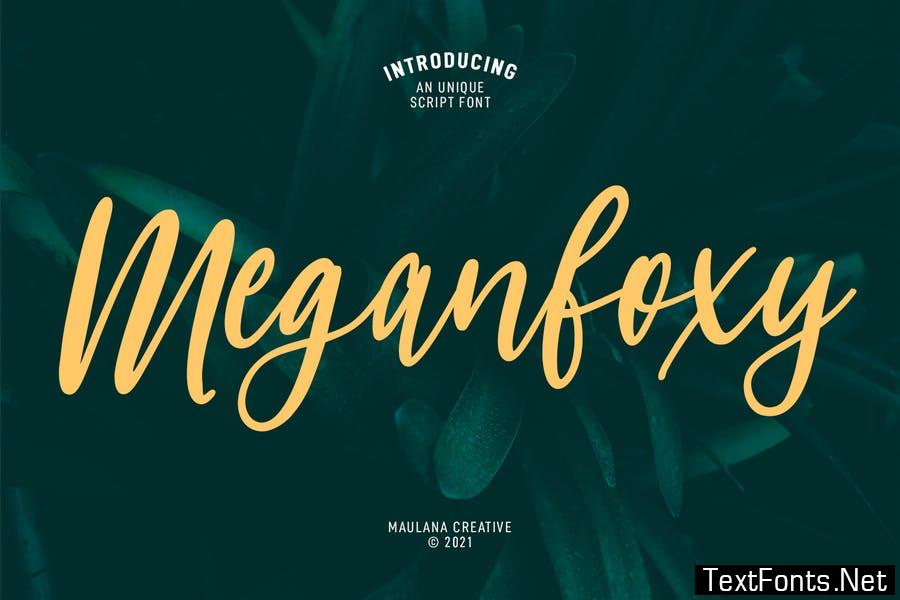 Meganfoxy Script Font