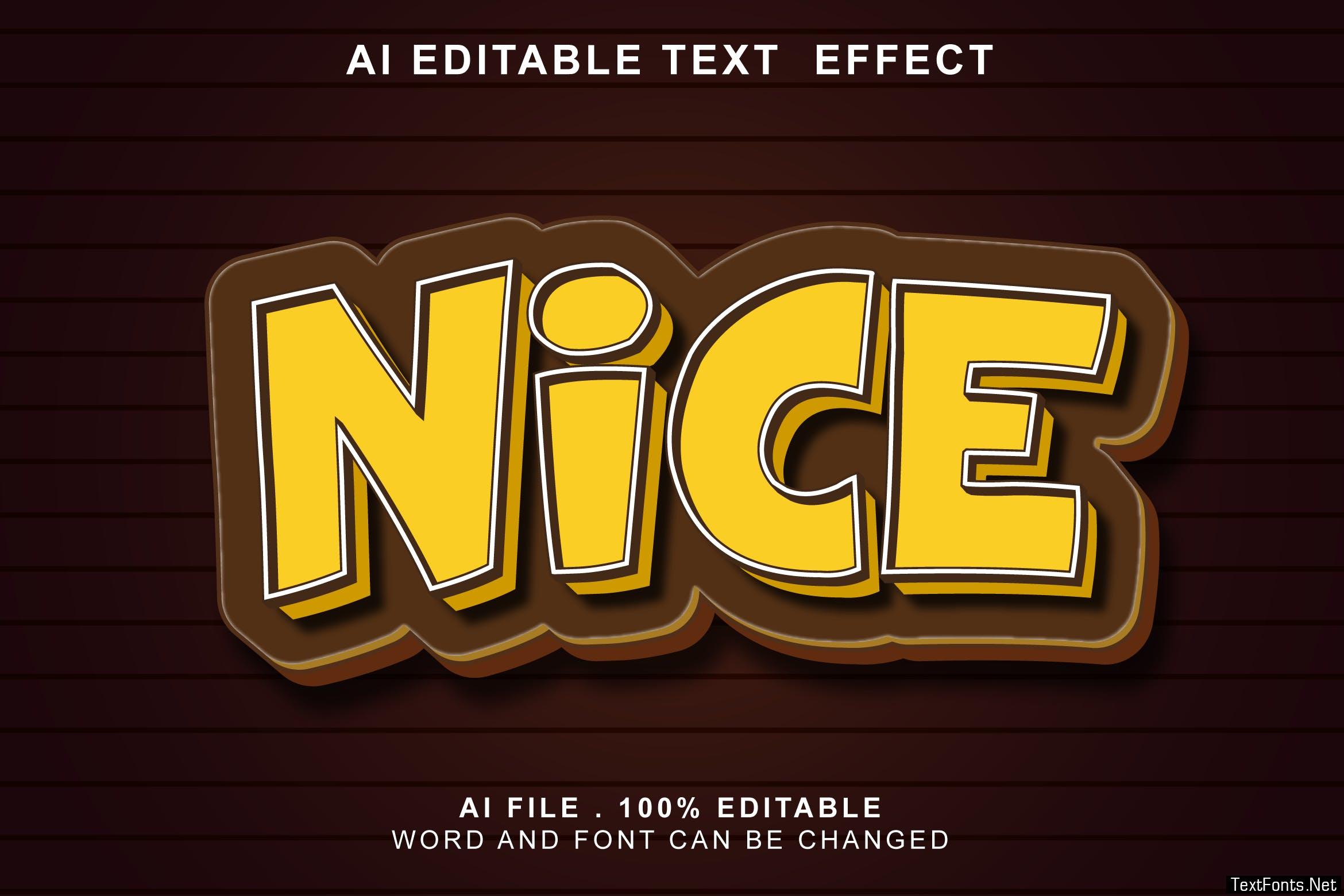 Nice 3d Text Effect 4NT3K6M