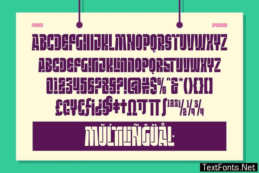 Pairich Display Font