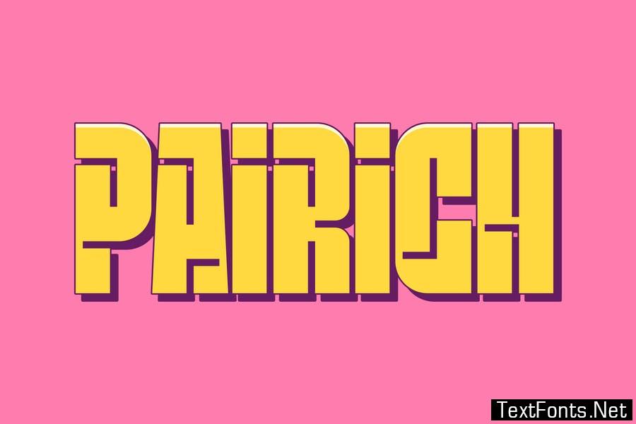Pairich Display Font