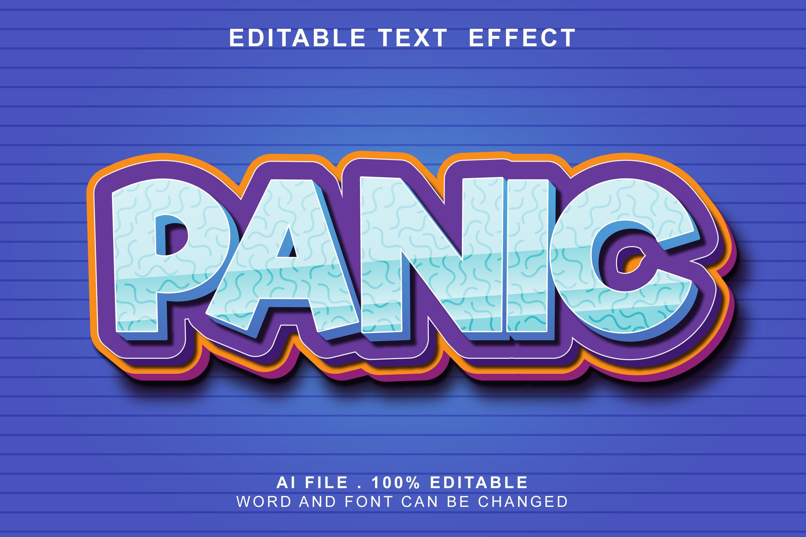 Panic 3d Text Effect