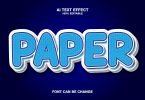 Paper 3d Text Effect H9TM249