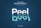 Peel-Text Effect