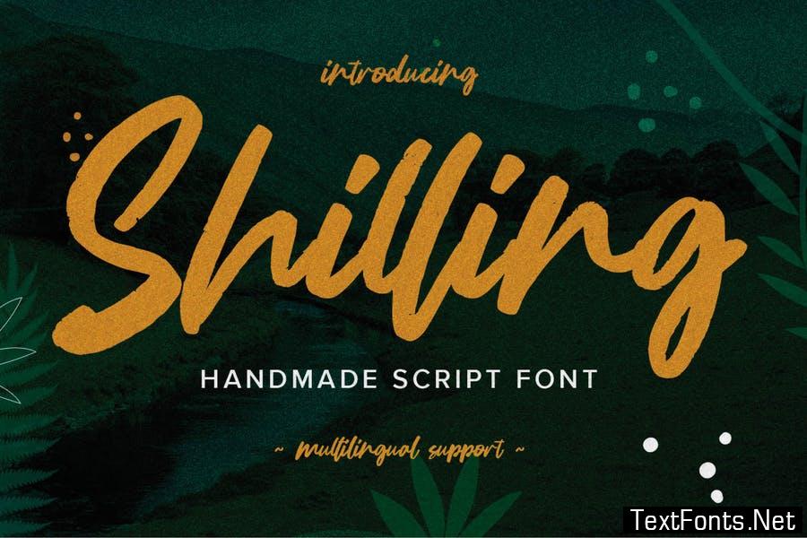 Shilling - Handmade Script Font