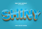 Shiny 3d Text Effect