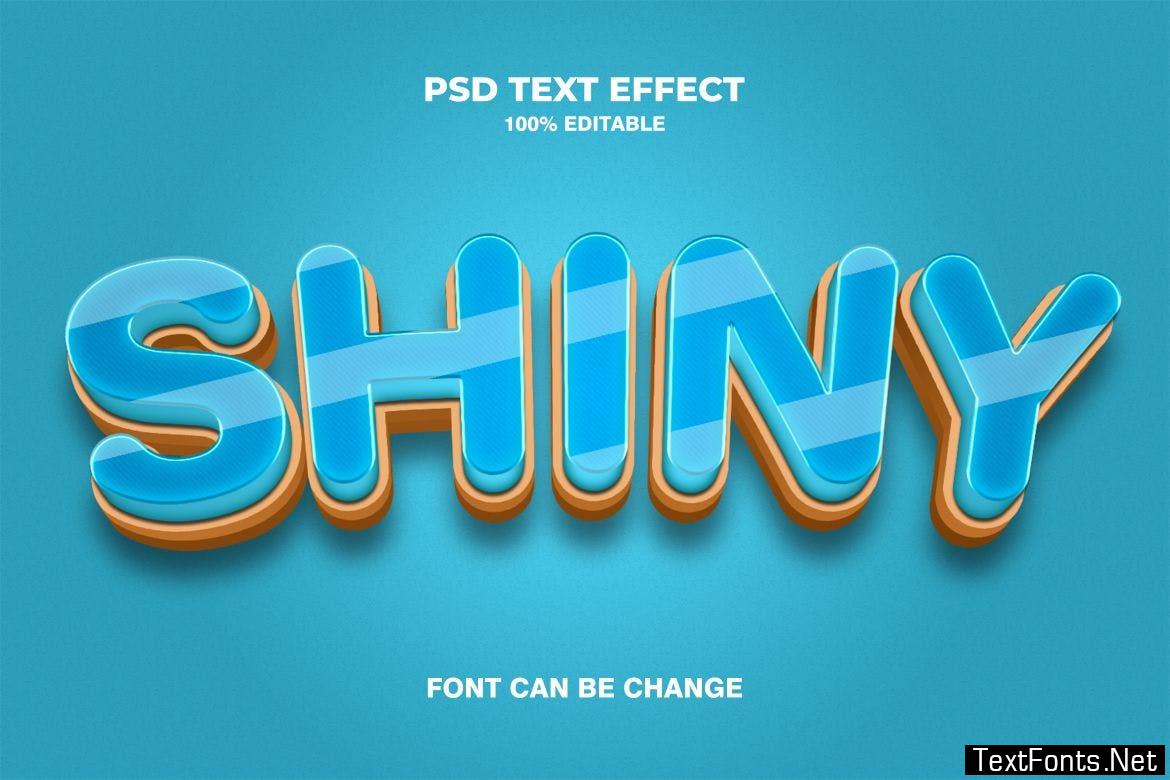 Shiny 3d Text Effect