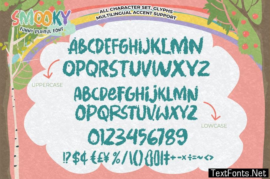 Smooky - Funny Playful Font