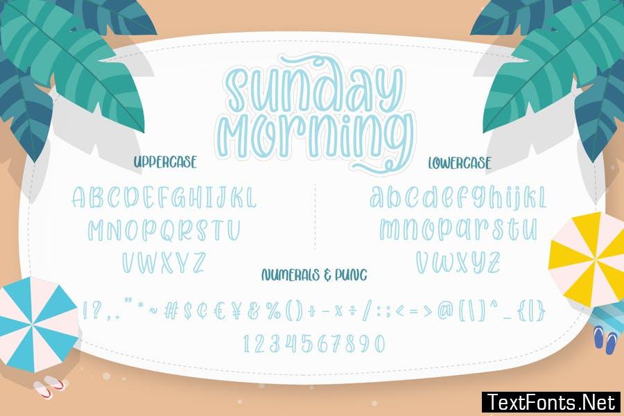 Sunday Morning Quirky Business Font