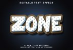 Zone 3d Text Effect