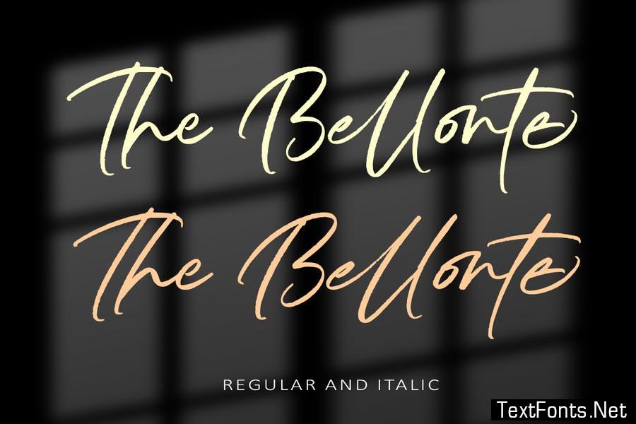 AM The Bellonte - Modern Signature Font