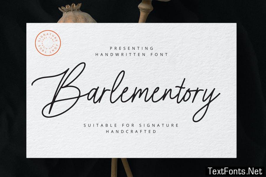 Barlementory Font