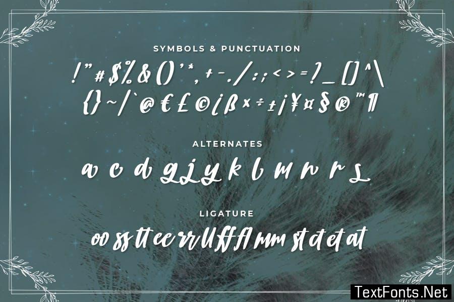 Brickrow - Script Typeface Font