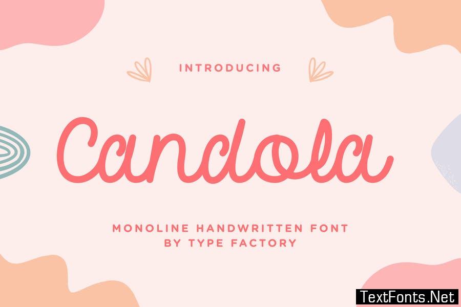 Candola – Monoline Handwritten Font