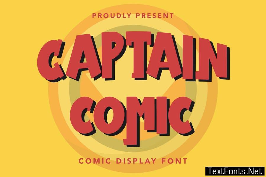 CaptainComic - Comic Display Font