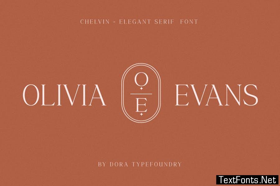 Chelvin Elegant Serif Font