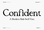 Confident - Slab Serif Font