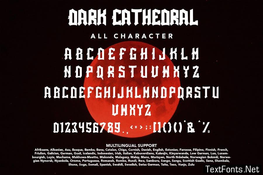 DarkCathedral - Blackletter Display Font