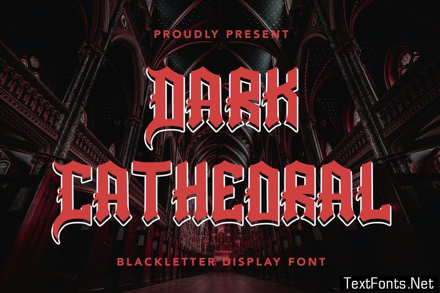 DarkCathedral - Blackletter Display Font