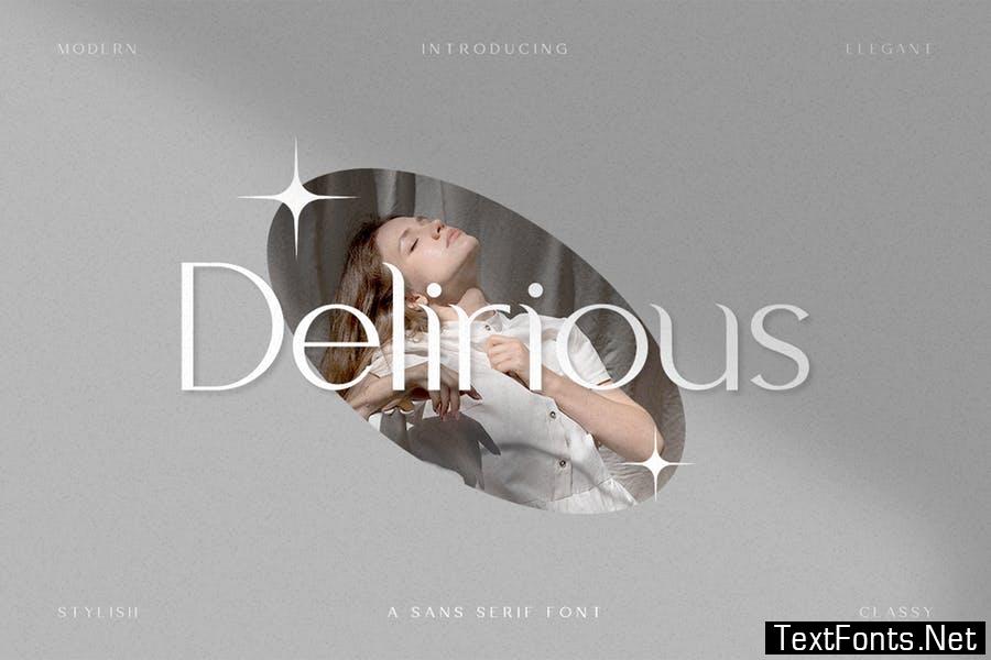 Delirious - Business Font