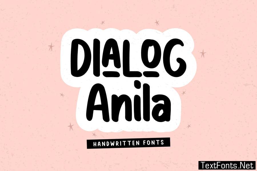 Dialog Anila - Handwritten Fonts