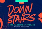 Downstairs - Pure Handmade Typeface Font