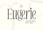 Eugerie - Classic Modern Typeface Font