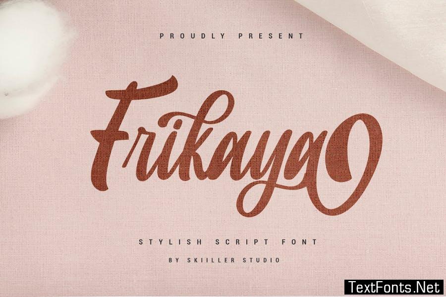 Frikaya - Stylish Script Font