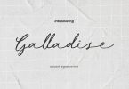 Galladise Classic Signature Font