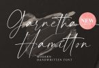 Garnetha Hamitton Font