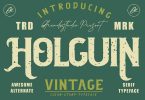 Holguin - Vintage Typeface Font