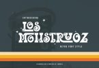 Los Monstruoz - psychedelic style Font
