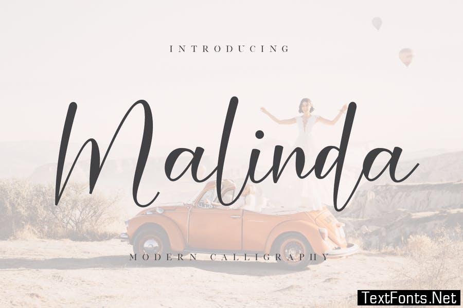 Malinda - Wedding Font