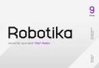Robotika Sans Serif Modern Font Family