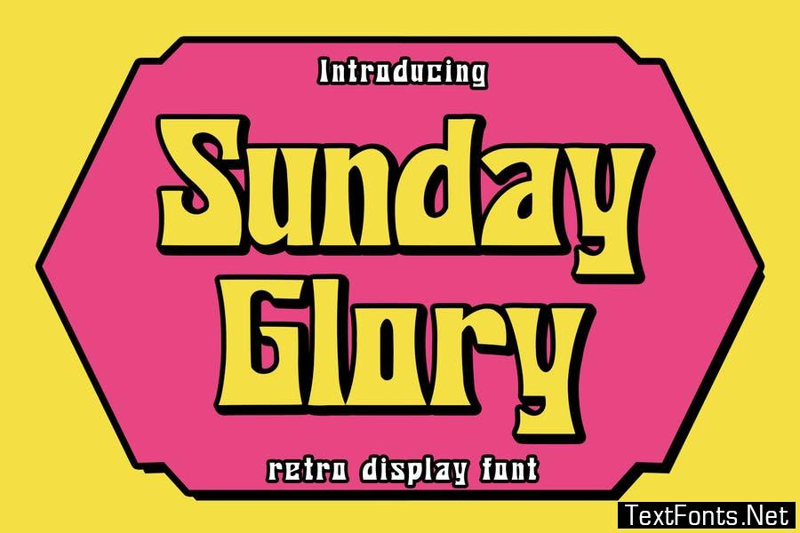 Sunday Glory - Retro Display Font