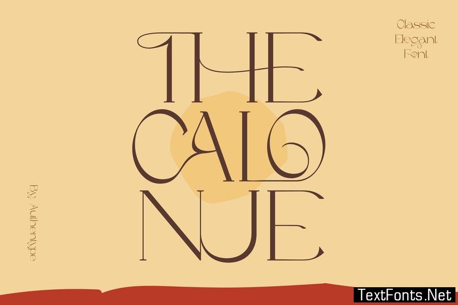 The Calonue - Classic Font