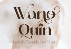 Wano Quin Elegant Serif - 9 Font