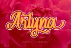 Arlyna | Handwritten Script Font