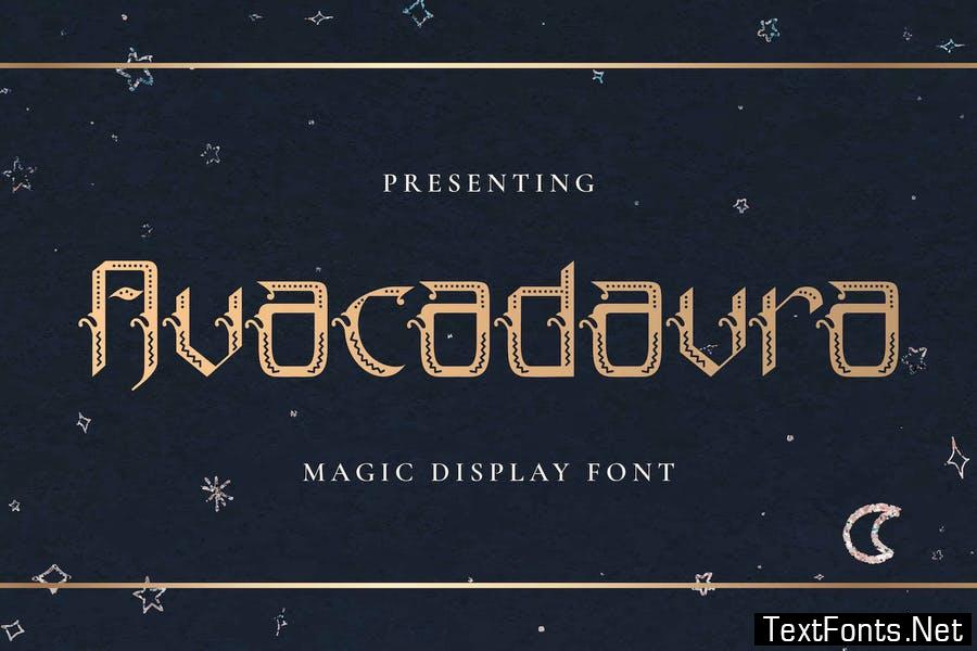 Avacadavra Font