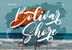 Bolivar Shore Cute Script Font