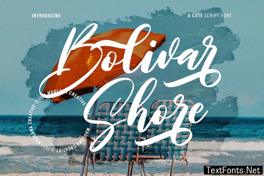 Bolivar Shore Cute Script Font