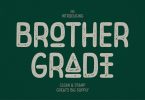 Brother Grade Font