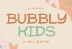 Bubbly Kids - Playful Display Font