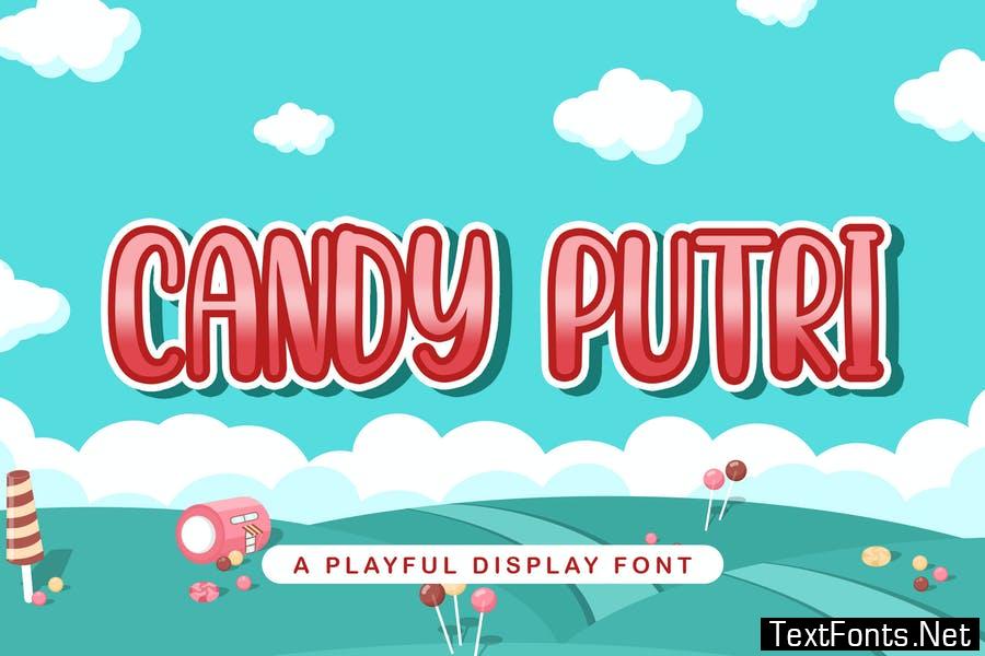 CANDY PUTRI - Playful Display Font