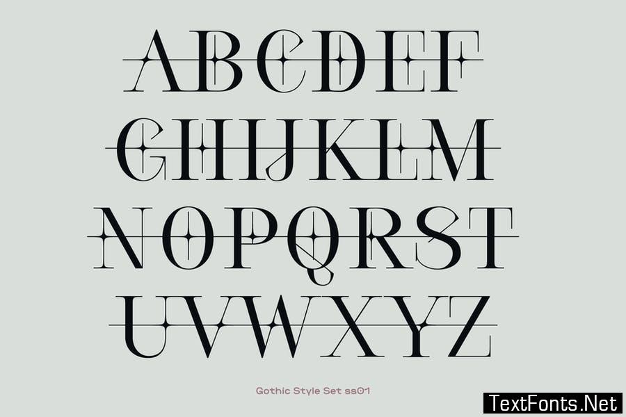 Cesso Ligature Display Serif Font