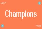 Champions - Modern Stylish Font