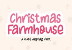 Christmas Farmhouse - Cute Display Font
